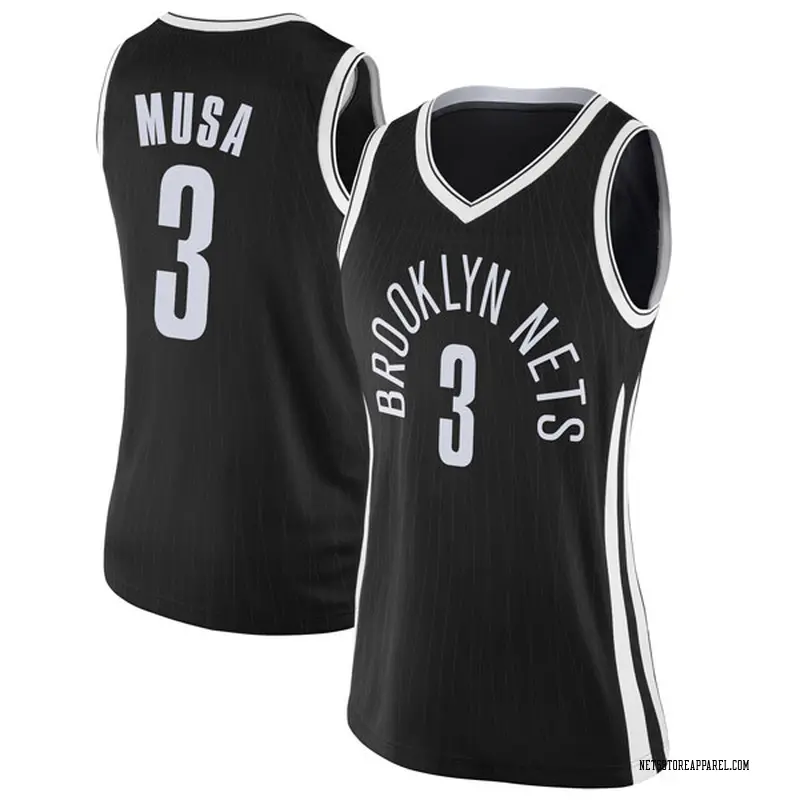 Nike Brooklyn Nets Swingman Black Dzanan Musa Jersey ...