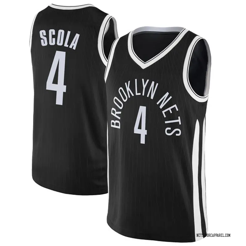 Nike Brooklyn Nets Swingman Black Luis Scola Jersey - City Edition - Men's