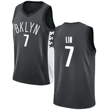 Brooklyn Nets Jeremy Lin City Edition Black Swingman Jersey