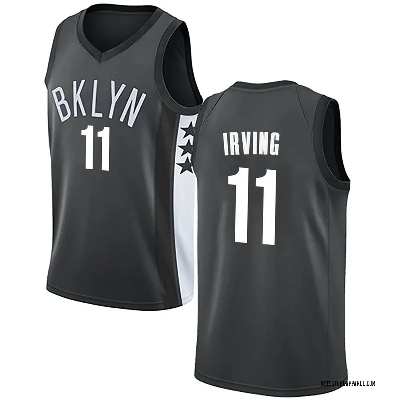 Nike Brooklyn Nets Swingman Gray Kyrie Irving Jersey - Statement ...