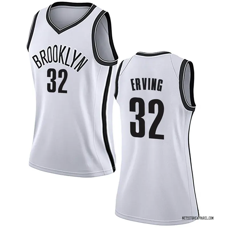 Nike Brooklyn Nets Swingman White Julius Erving Jersey ...