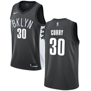 Brooklyn Nets Swingman Gray Seth Curry Jersey - Statement Edition - Men's
