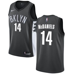 Brooklyn Nets Swingman Gray KJ McDaniels Jersey - Statement Edition - Men's