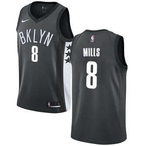 Brooklyn Nets Swingman Gray Patty Mills Jersey - Statement Edition - Men's