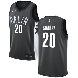 Brooklyn Nets Swingman Gray Day'Ron Sharpe Jersey - Statement Edition - Men's