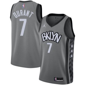 Brooklyn Nets Swingman Gray Kevin Durant 2020/21 Jersey - Statement Edition - Men's