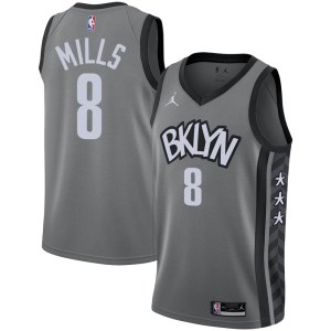 Brooklyn Nets Swingman Gray Patty Mills 2020/21 Jersey - Statement Edition - Youth