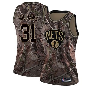 Brooklyn Nets Swingman Camo Alondes Williams Realtree Collection Jersey - Women's