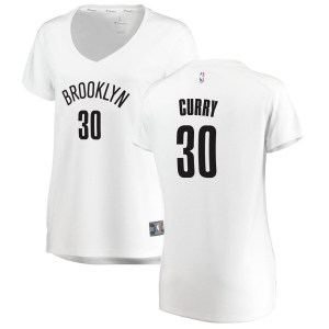Brooklyn Nets White Seth Curry Fast Break Jersey - Association Edition - Women's