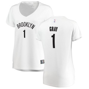 Brooklyn Nets White RaiQuan Gray Fast Break Jersey - Association Edition - Women's