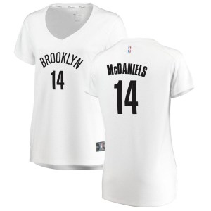 Brooklyn Nets White KJ McDaniels Fast Break Jersey - Association Edition - Women's