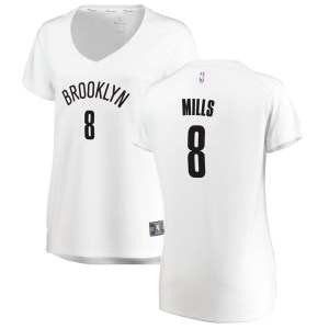 Brooklyn Nets White Patty Mills Fast Break Jersey - Association Edition - Women's