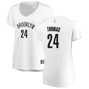 Brooklyn Nets White Cam Thomas Fast Break Jersey - Association Edition - Women's