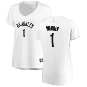Brooklyn Nets Fast Break White T.J. Warren Jersey - Association Edition - Women's