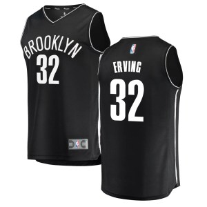 Brooklyn Nets Black Julius Erving Fast Break Jersey - Icon Edition - Youth
