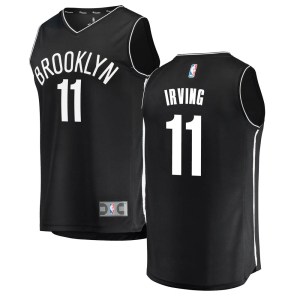 Brooklyn Nets Black Kyrie Irving Fast Break Jersey - Icon Edition - Youth