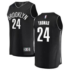 Brooklyn Nets Black Cam Thomas Fast Break Jersey - Icon Edition - Youth