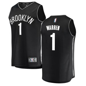 Brooklyn Nets Fast Break Black T.J. Warren Jersey - Icon Edition - Youth