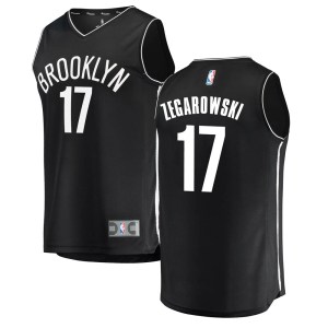 Brooklyn Nets Black Marcus Zegarowski Fast Break Jersey - Icon Edition - Youth