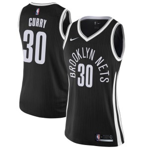 Brooklyn Nets Swingman Black Seth Curry Jersey - City Edition - Women's