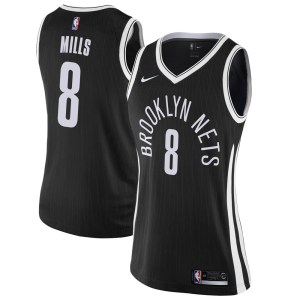 Brooklyn Nets Swingman Black Patty Mills Jersey - City Edition - Women's