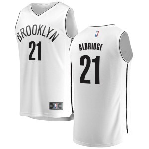 Brooklyn Nets White LaMarcus Aldridge Fast Break Jersey - Association Edition - Men's