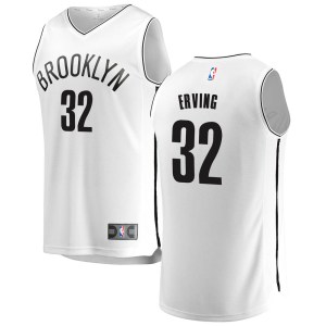 Brooklyn Nets White Julius Erving Fast Break Jersey - Association Edition - Men's