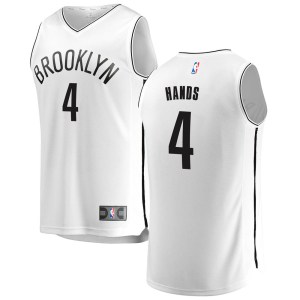 Brooklyn Nets White Jaylen Hands Fast Break Jersey - Association Edition - Men's