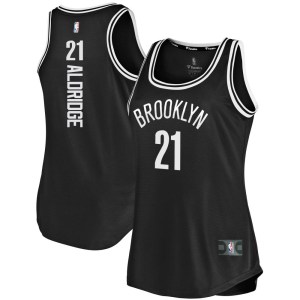 Brooklyn Nets Fast Break Black LaMarcus Aldridge Tank Jersey - Icon Edition - Women's