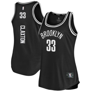 Brooklyn Nets Fast Break Black Nic Claxton Tank Jersey - Icon Edition - Women's