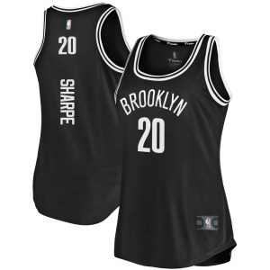 Brooklyn Nets Fast Break Black Day'Ron Sharpe Tank Jersey - Icon Edition - Women's
