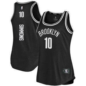 Brooklyn Nets Fast Break Black Ben Simmons Tank Jersey - Icon Edition - Women's