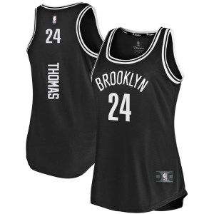 Brooklyn Nets Fast Break Black Cam Thomas Tank Jersey - Icon Edition - Women's