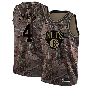 Brooklyn Nets Swingman Camo Chris Chiozza Custom Realtree Collection Jersey - Youth