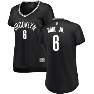 Brooklyn Nets Black David Duke Jr. Fast Break Jersey - Icon Edition - Women's
