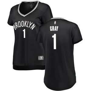 Brooklyn Nets Black RaiQuan Gray Fast Break Jersey - Icon Edition - Women's