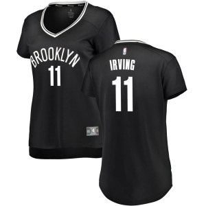 Brooklyn Nets Black Kyrie Irving Fast Break Jersey - Icon Edition - Women's