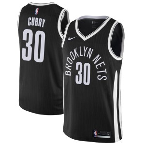 Brooklyn Nets Swingman Black Seth Curry Jersey - City Edition - Youth