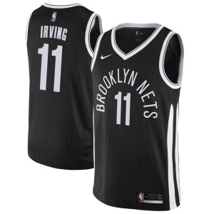Brooklyn Nets Swingman Black Kyrie Irving Jersey - City Edition - Youth