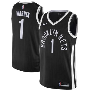 Brooklyn Nets Swingman Black T.J. Warren Jersey - City Edition - Youth