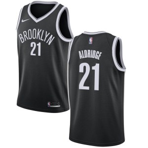 Brooklyn Nets Swingman Black LaMarcus Aldridge Jersey - Icon Edition - Men's