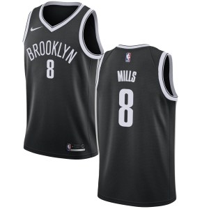 Brooklyn Nets Swingman Black Patty Mills Jersey - Icon Edition - Men's