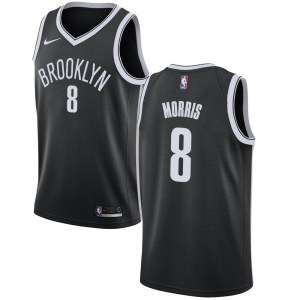 Brooklyn Nets Swingman Black Markieff Morris Jersey - Icon Edition - Men's