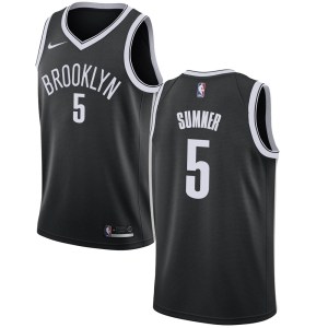 Brooklyn Nets Swingman Black Edmond Sumner Jersey - Icon Edition - Men's