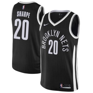 Brooklyn Nets Swingman Black Day'Ron Sharpe Jersey - City Edition - Men's