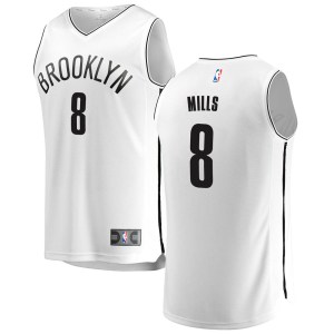 Brooklyn Nets White Patty Mills Fast Break Jersey - Association Edition - Youth