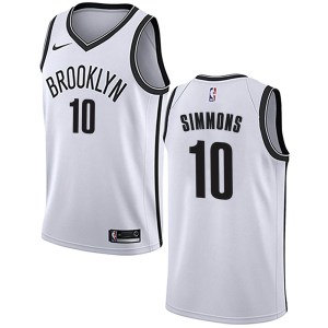 Brooklyn Nets Swingman White Ben Simmons Jersey - Association Edition - Men's