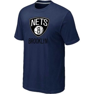 Brooklyn Nets Navy Big & Tall Primary Logo T-Shirt - - Men's