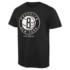 Brooklyn Nets Black Noches Enebea T-Shirt - - Men's