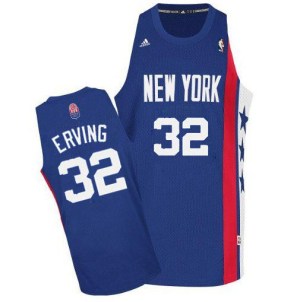 Brooklyn Nets Swingman Blue Julius Erving ABA Retro Throwback Jersey - Men's